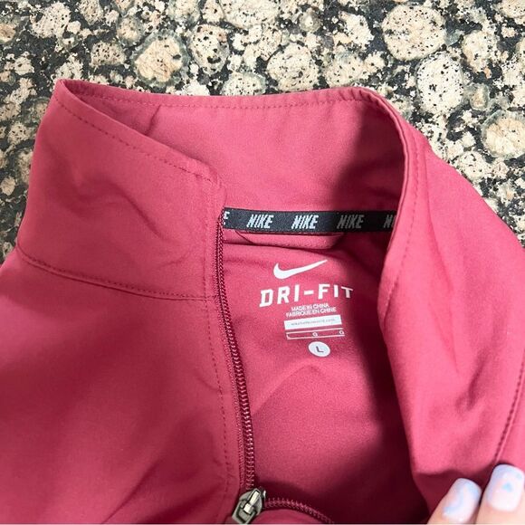 Nike Men's Long SIeeve Zip-Up Team Dri-Fit Training Jacket Size L - Picture 5 of 7